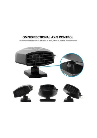 Jialan 12v 150w Araba Elektrikli Isıtıcı Havalı Isıtıcı Evrensel