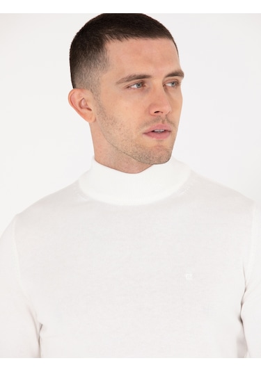 Pierre Cardin Erkek Ekru Triko Kazak 50276161-vr019 Ekru