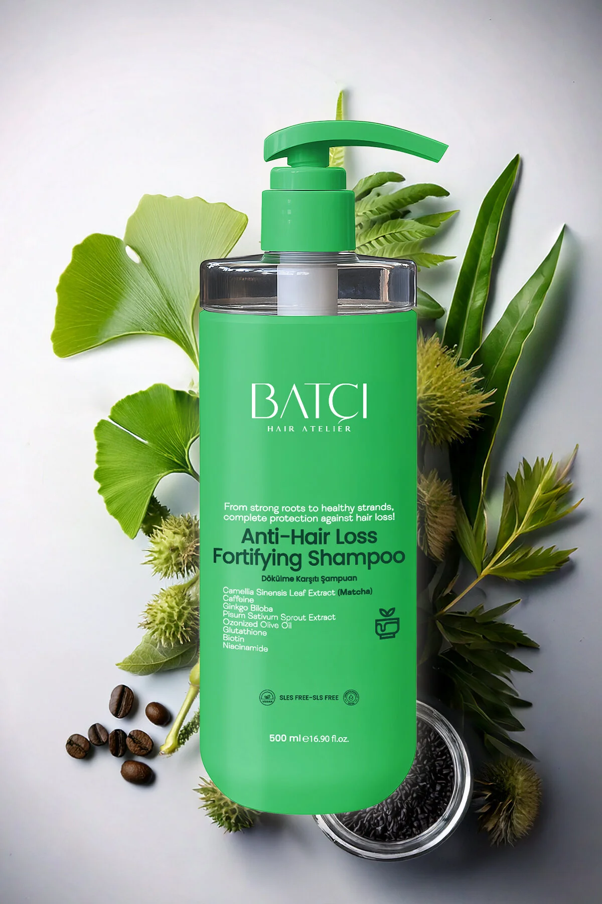 Maça Çaylı Saç Dökülmesine Karşı Hızlı Sac Uzatan Dolgunlaştırıcı Onarıcı Besleyici Şampuan 500 Ml Tüm Saçlar