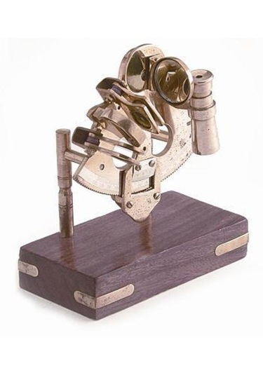 Denizcilik Grubu-marine Pirinç Aksesuar-standlı Sextant-16x8x13