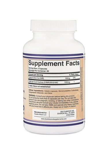 Hmb 1,000 Mg 120 Capsules