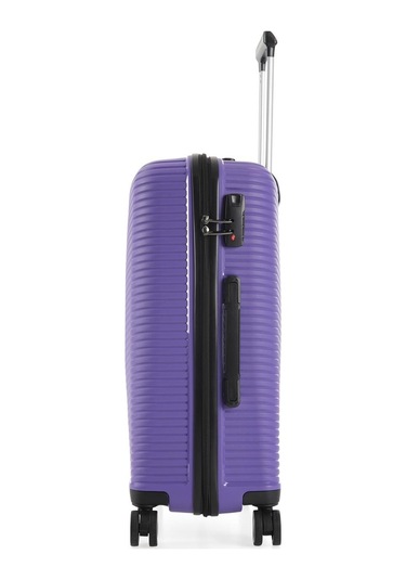 Ççs 5224 Polipropilen Büyük Boy Valiz-mor