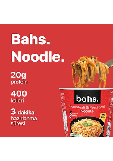 Bahs Proteinli Noodle Domates Ve Fesleğenli 100gr-3629