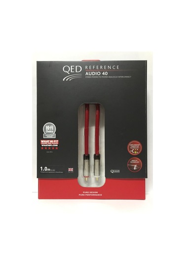 QED QE-2453 REFERENCE AUDIO 40 - RCA INTERCONNECT KABLO 1 Metre