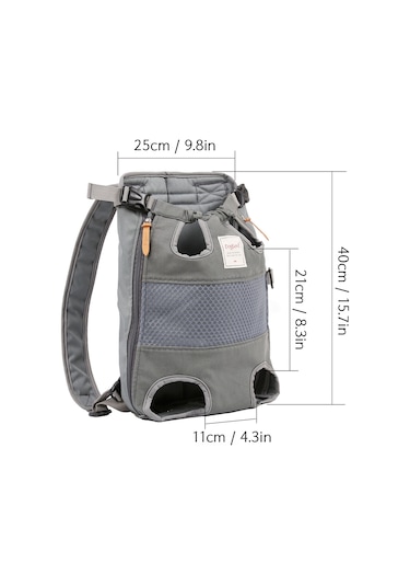 Samdoo Kediler Ve Köpekler İçin Kanvas Mesh Sıcaklıklı Taşıma Çantası, Dışarı Çıkışlar Ve Seyahatler İçin, 12 Kg'a Kadar, Gri/mavi/kırmızı Seçenekleri
