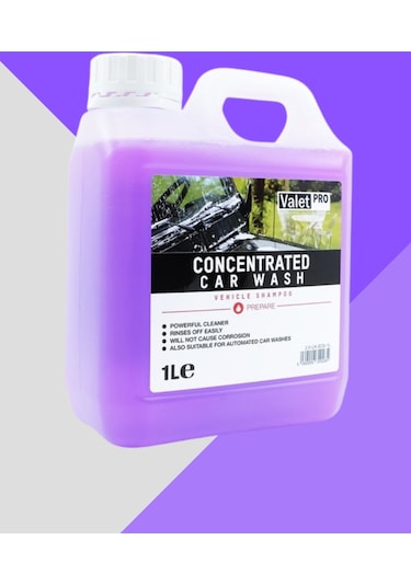 Valet Pro - Seramik Korumalar İçin Ph Dengeli Konsantre Şampuan - Concentrated Car Wash 1lt