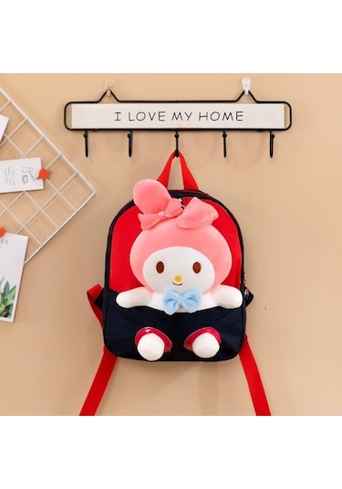 Sevimli Çizgi Çocuk Okul Çantası Edw5mı Çok Renkli
