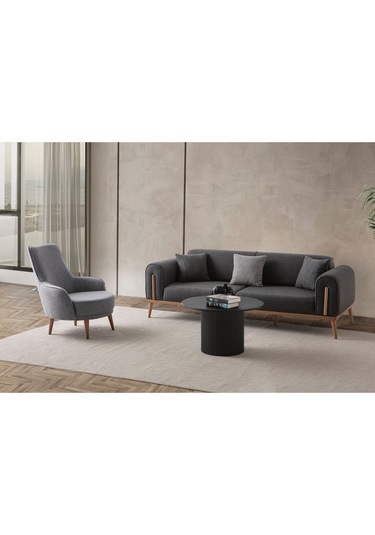 Riva 3+3+1+1  Koltuk Takımı Antrasit