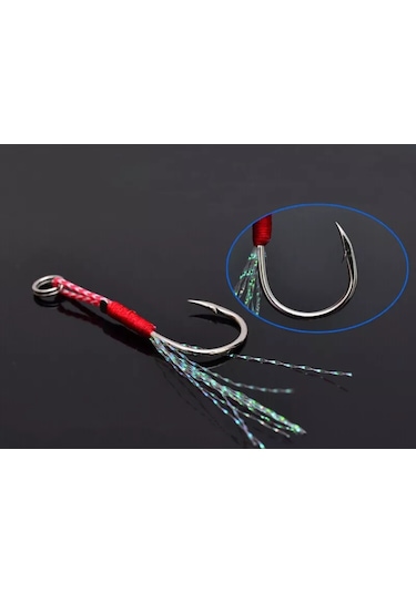 Jig Assist İğne - 3 Adet - Jig Yardımcı Kanca 26g - 40gr Arası