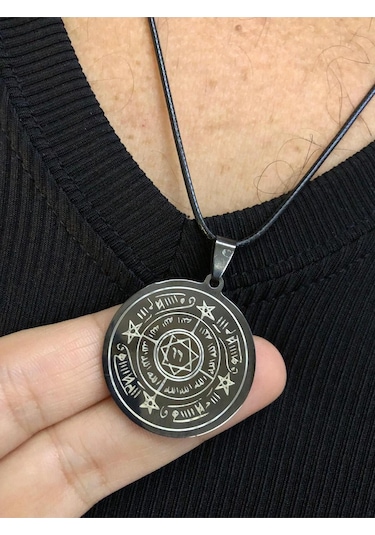 Celcelutiye Ve Ismi Azam Vefki Unisex Işıklı Kutuda Sevgiliye Eşe Anneye Babaya Çelik Kolye