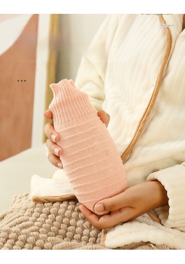 Yystore Sıcak Su Şişesi Kalınlaştırılmış Taşınabilir Patlamaya Dayanıklı Yeşil