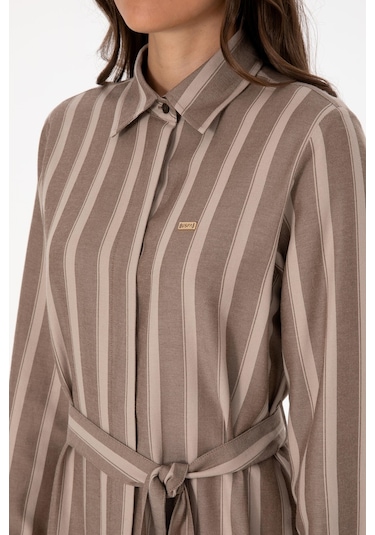 U.s. Polo Assn. Kadın Kahverengi Elbise Dokuma 50316604-vr029 Kahverengi