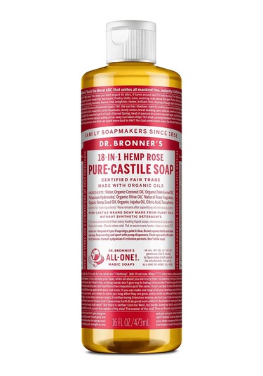 Dr. Bronner's Gül Kokulu Çok Amaçlı Sıvı Sabun 473 ML