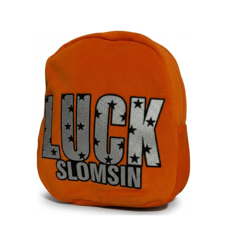 Dolphın Pbr-676 Kadıfe Sırt Cantası Turuncu Luck Çok Renkli