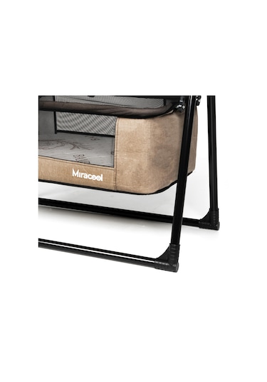 Miracool Loft C 210 Portatif Beşik Kahverengi + Bambo Yatak