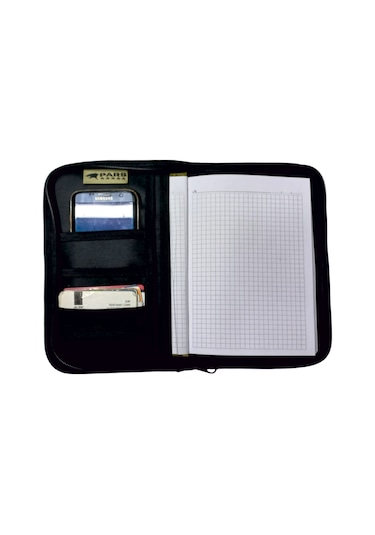 Polis Ajanda Defter Kabı Organizer Kalemlik Siyah