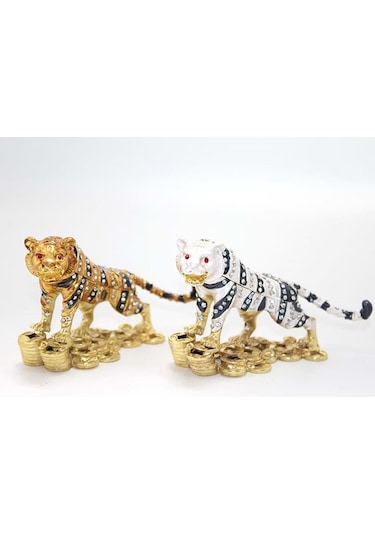 Taşlı Tekli Leopar Biblo