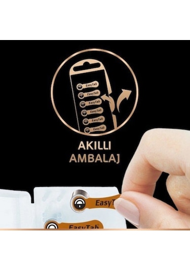 Duracell Activair PR41 312 Numara Pili 6'lı