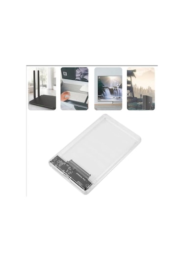 Usb 3.0 Taşınabilir Hardisk Kutusu Şeffaf Kutu