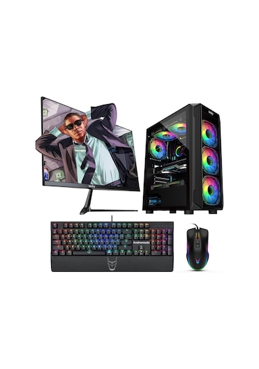 İzoly Sylph X R5-4600G 8 GB 512 GB M.2 NVMe 24"  Free Dos Masaüstü Oyuncu Bilgisayarı