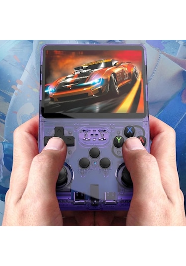Konsol Plus R36S 3.5" IPS Ekran 15 000 Oyun 64 GB Retro El Oyun Konsolu - Siyah