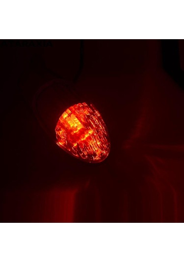 Yifomall Honda Shadow İçin Parlak Kırmızı Arka Fren Ve Stop Lambası - 12v Motosiklet Aydınlatma