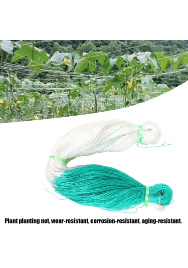 Gajeena Sebze Ve Bitki Tırmanma Desteği Ağı - 2x100m Plastik Malzeme - Bahçe, Seracılık Ve Ziraat İçin Dayanıklı, Korozyon Ve Yaşlanmaya Dirençli
