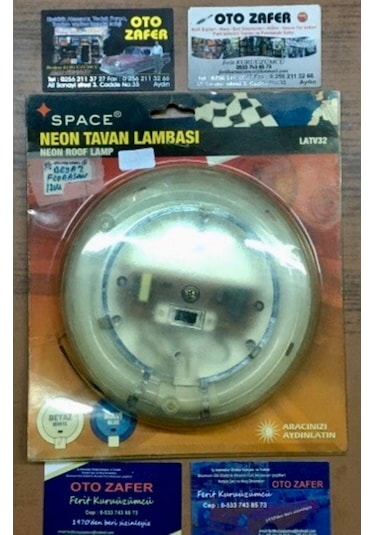 Tavan Lambası 12Volt Yuvarlak Neon Beyaz Floresan (534870845)