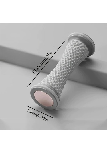 Willowhaven Gri Awaoko Ayak Masaj Rulosu Hiz Kontrollu Derin Doku Tasarimi Ev Fitness Iyilesme Kas Gevsetme Gri