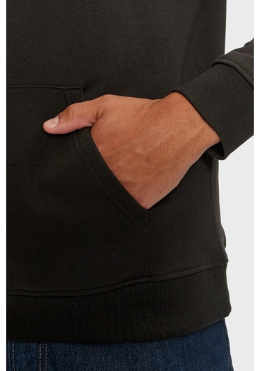 Tommy Jeans Erkek Sweat Dm0dm20503 Bds Siyah Siyah