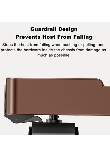 Fortunelane Beyaz Cpu Taşıma Sandalyesi - Ayarlanabilir, Soğutmalı Bilgisayar Konagi