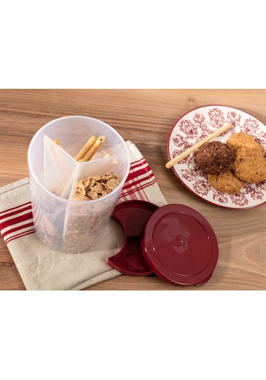 Madame Coco Wesley 3 Bölmeli Erzak Kabı 1ksakl030112,5x13x18cm-carmen Kırmızı