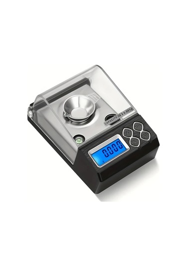Xuweiwei 1pc 50g 0.001g Hassasiyetli Dijital Miligram Ölçeği Profesyonel Mini Elektronik Denge Tozu Altın Mücevher Mutfak Ölçeği -