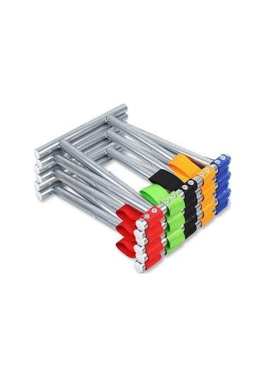 Novahub Metal Katlanır Sandalye, Balıkçılık Tabure, Kamp Dışı, Büyük 31.5cm Beyaz Tüp, Pratik Küçük Sandalye Çok Renkli