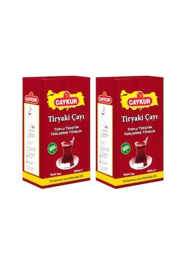 Çaykur Tiryaki EDT Siyah Dökme Çay 2 x 2 KG