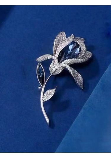 Beautiful Detail Orijinal Rozet: Gül Çiçeği 156661267 Gri