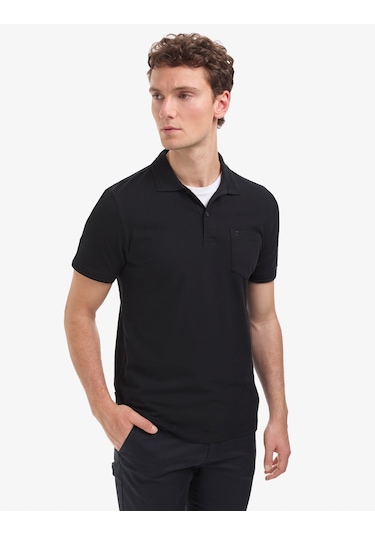 Pierre Cardin Erkek Siyah Tişört Basic 50325290-vr046