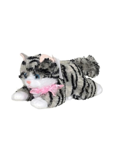 Peluş 36 Cm Sesli Kedi 4 Ass