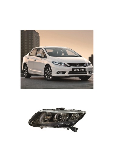 Honda Cıvıc Fb7 Sağ-sol Far Lambası Xenonlu Motorlu 2012-2015
