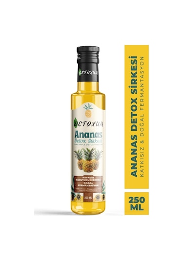 Detoxum Îlk Haftada Hafifle Zayıflamak Ananas Sirke Doğal Fermantasyon Pineapple Vinegar Detox Sirkesi