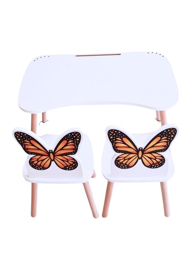 4-12 Yaş Çocuk Aktivite 1 Masa 2 Sandalye Takımı