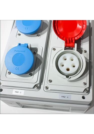 Novsen Ip44 Kombinasyon Panosu 3ad. 3x16a, 1ad. 5x16a