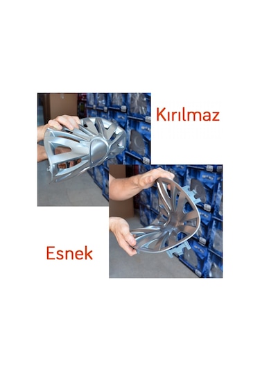 Sjs 346 15 İnç Jant Kapağı Gri Sks Üniversal