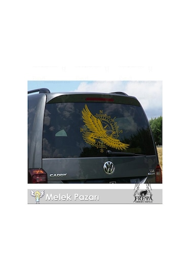 60 X 60 cm - Pusula Kartal Off Road Karavan Sticker