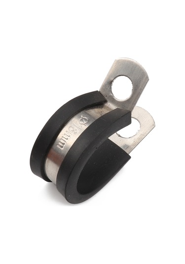 10 Adet Araba Kauçuk Yastık Boru Kelepçeleri Paslanmaz Çelik Kelepçeler, Boyut: 3/4 İnç 19mm