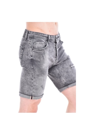 Cedy Denim Erkek Kot Şort Slim Fit Jean Şort - C342 M