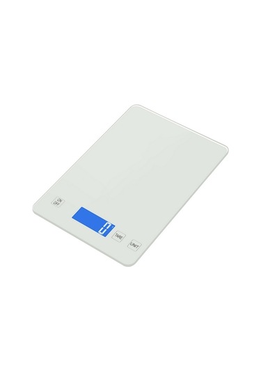 Yüksek Hassasiyetli Dijital Mutfak Terazi - 15kg/1g Hassasiyetli, Sulu Yüzeyli, Taşınabilir, Lcd Ekranlı, Otomatik Kapatma Özelliği, Beyaz Pil Dahil Değil Beyaz Beyaz