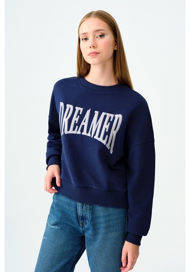 Loft Kadın Sweatshirt Lf2035722 Lacivert