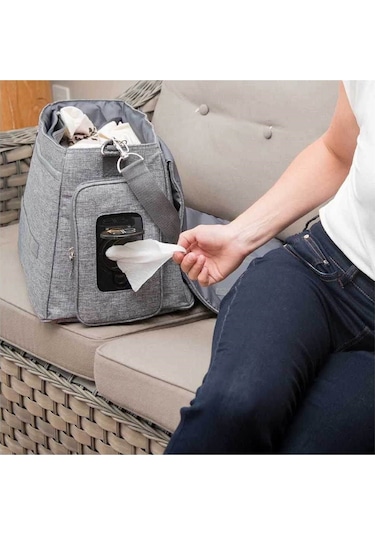 Bblüv Ültra Bebek Bakım Çantası Gri