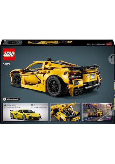 LEGO® Technic Chevrolet Corvette Stingray 42205 - 9 Yaş ve Üzeri Çocuklar için Spor Araba İçeren Oyuncak Yapım Seti (732 Parça)